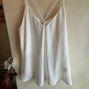 Fashion Nova White Camisole Top